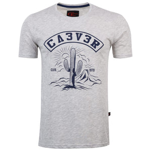 Ανδρική Μπλούζα T-Shirt "Smart Cactus" Clever-GRAY-M-kmaroussis.gr