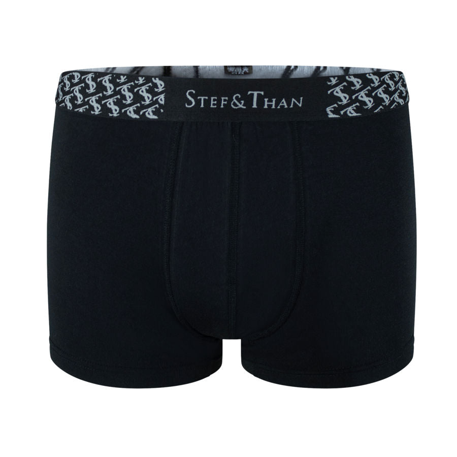 Ανδρικά Boxer "2Pack One Color Boxers" St-BLACK-M-Kmaroussis.gr