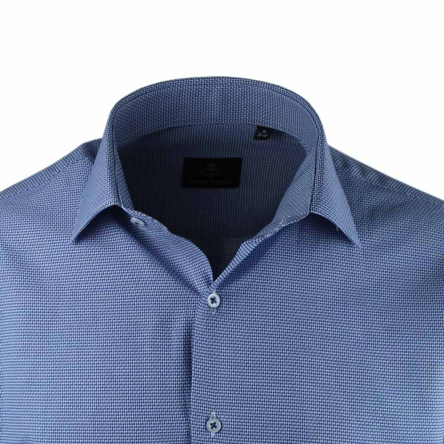 Ανδρικό Πουκάμισο Μακρύ Μανίκι "Flaming" St-BLUE-M-Kmaroussis.gr