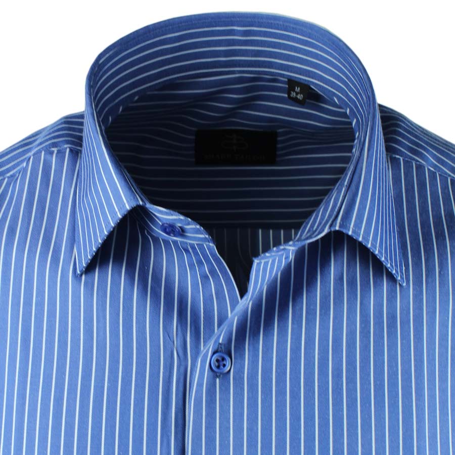 Ανδρικό Πουκάμισο με Ρίγες "Nitika Star" St-BLUE-M-Kmaroussis.gr