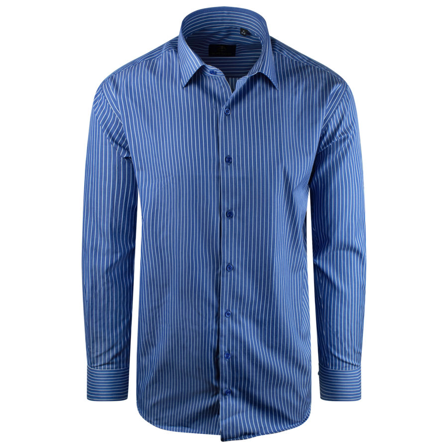Ανδρικό Πουκάμισο με Ρίγες "Nitika Star" St-BLUE-M-Kmaroussis.gr