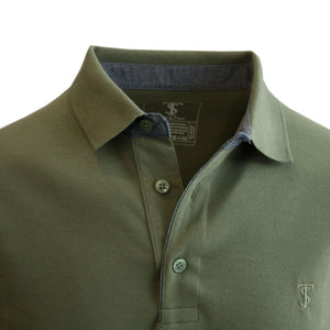 Ανδρική Μπλούζα Polo Μακρύ Μανίκι "Iris" St-BLACK-M-Kmaroussis.gr-KHAKI-M-Kmaroussis.gr