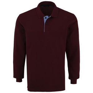 Ανδρική Μπλούζα Polo "Simple Separd" Gandy-BURGUNDY-M-Kmaroussis.gr