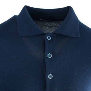 Ανδρική Πλεκτή Μπλούζα Polo "Zenfix" Renzo-DARKBLUE-M-Kmaroussis.gr