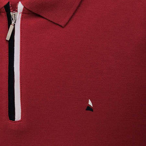 Ανδρική Μπλούζα Polo Φερμουάρ "Lo" North Star-RED-M-Kmaroussis.gr