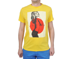 Ανδρική Μπλούζα T-Shirt "Singsan" σε χρώματα-YELLOW-M-kmaroussis.gr